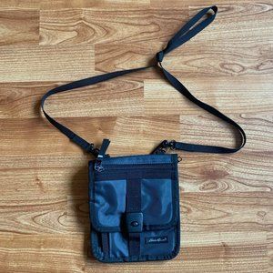 Minimalist Black Eddie Bauer Crossbody Bag
